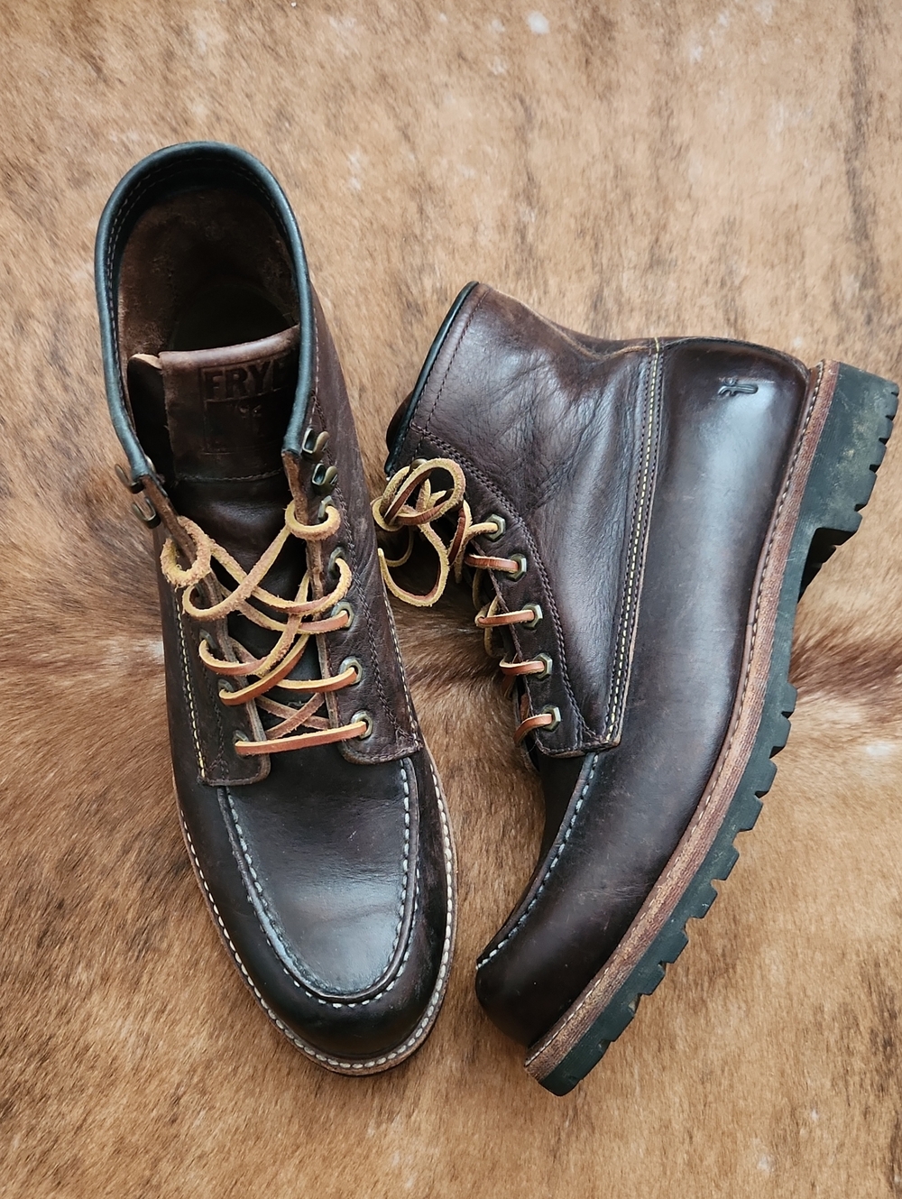 Frye Dakota Mid Lace Moc boots Size 12